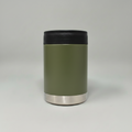 Custom Laser-Engraved 12 oz Can Cooler – Army Green
