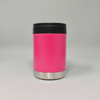 Custom Laser-Engraved 12 oz Can Cooler – Hot Pink