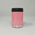 Custom Laser-Engraved 12 oz Can Cooler – Pink