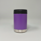 Custom Laser-Engraved 12 oz Can Cooler – Purple
