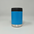 Custom Laser-Engraved 12 oz Can Cooler – Bright Blue