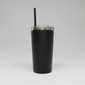 Custom Laser-Engraved 20 oz Mirror Black Plated Tumbler – Black