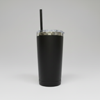 Custom Laser-Engraved 20 oz Mirror Black Plated Tumbler – Black