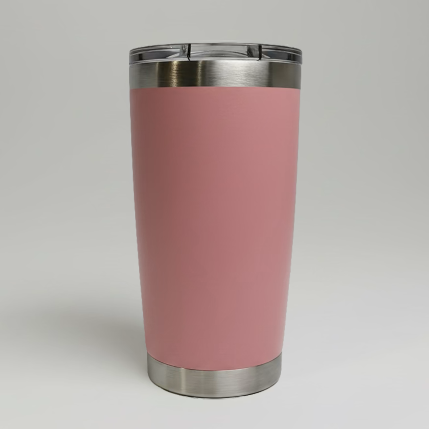 Custom Laser-Engraved 20 oz Stainless Tumbler – Pink