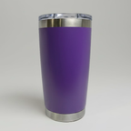 Custom Laser-Engraved 20 oz Stainless Tumbler – Purple