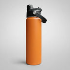 Custom Laser-Engraved 22 oz Sports Water Bottle – Orange