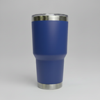 Custom Laser-Engraved 30 oz Stainless Tumbler – Blue