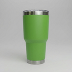 Custom Laser-Engraved 30 oz Stainless Tumbler – Fruit Green