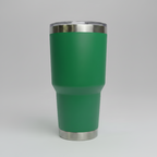 Custom Laser-Engraved 30 oz Stainless Tumbler – Kelly Green