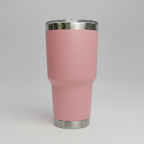 Custom Laser-Engraved 30 oz Stainless Tumbler – Pink