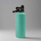 Custom Laser-Engraved 32 oz Sports Water Bottle – Seafoam