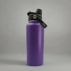 Custom Laser-Engraved 32 oz Sports Water Bottle – Purple