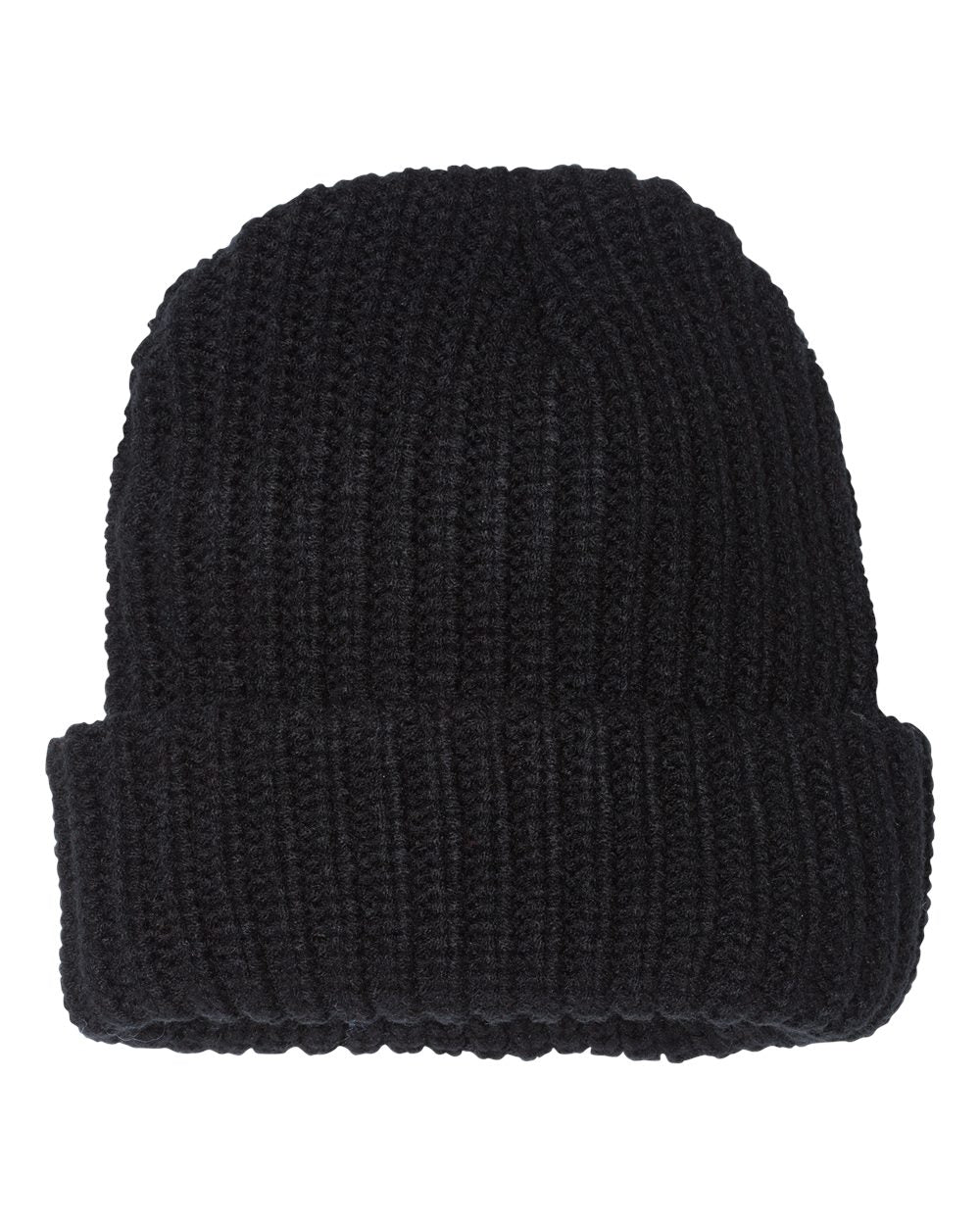Sportsman SP90 Black custom leather patch beanie