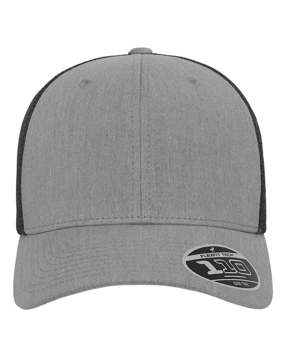 Heather Grey / Black front view