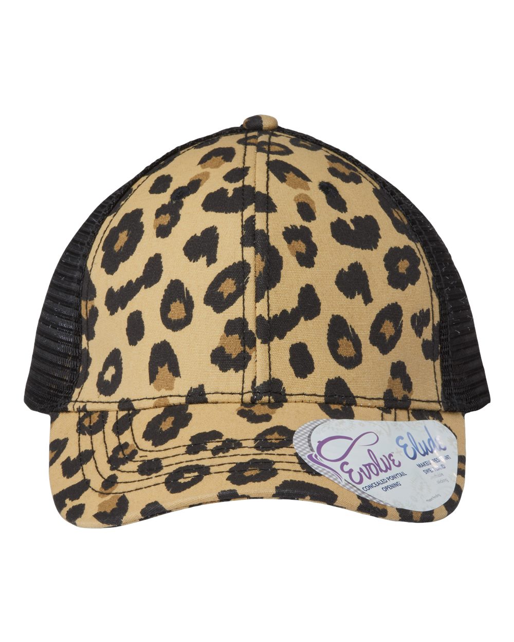 Leopard / Black front view