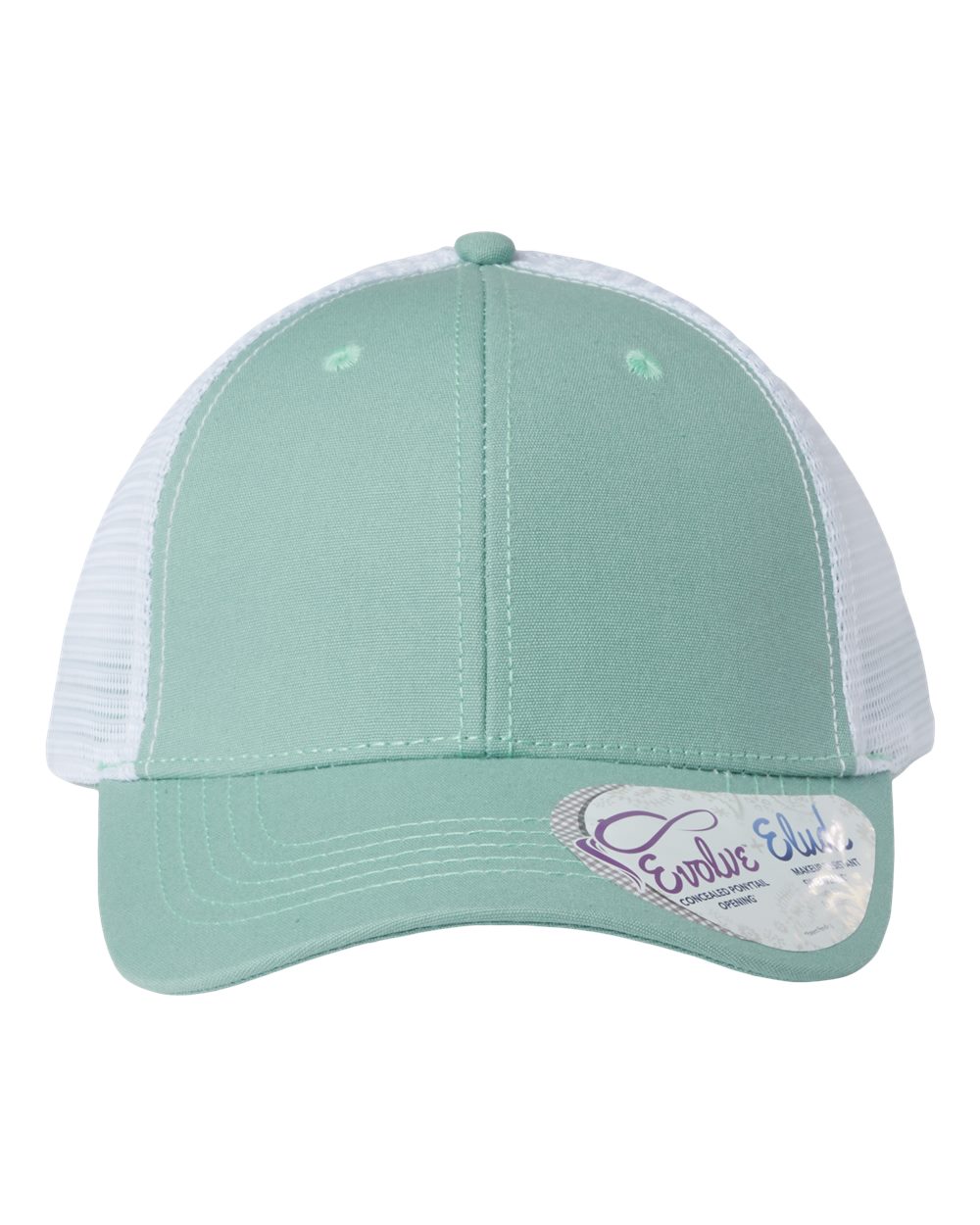 Seafoam / White front view