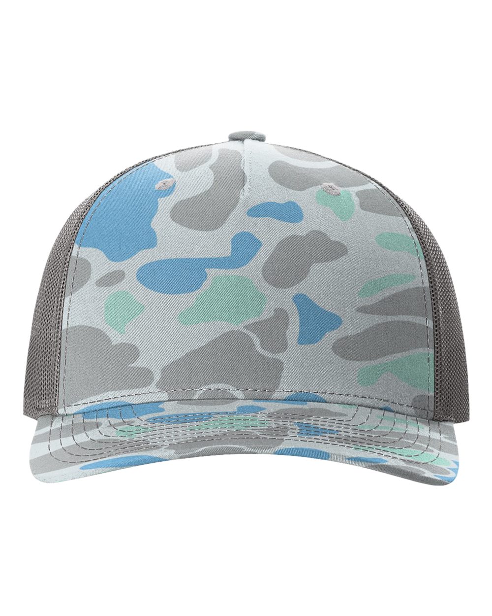Saltwater Duck Camo / Charcoal front view