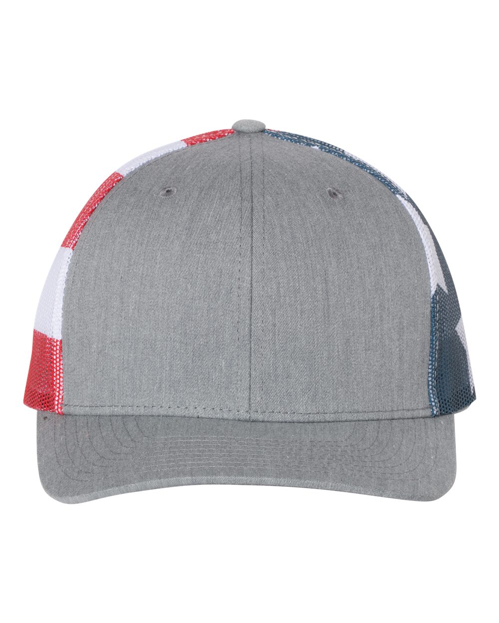 Heather Grey / Stars & Stripes front view